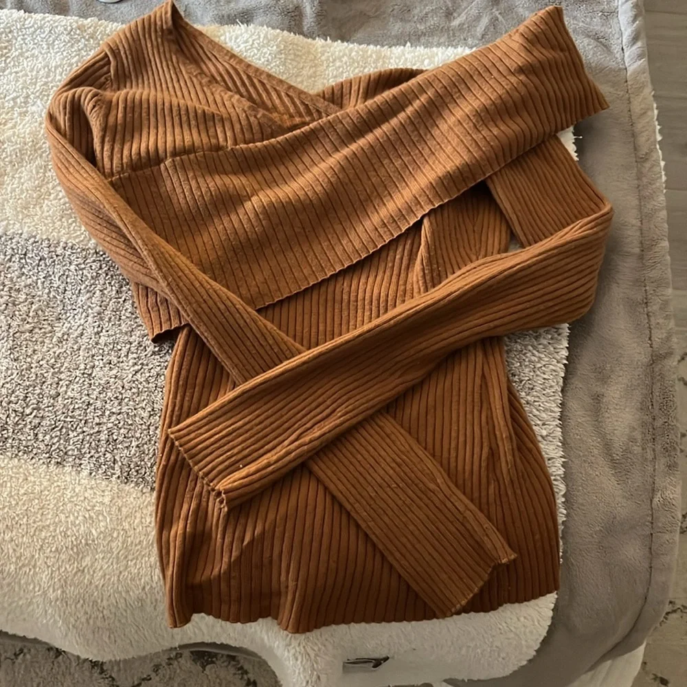 Lovers + Friend Booker Sweater in Camel - Picture 3 of 3
